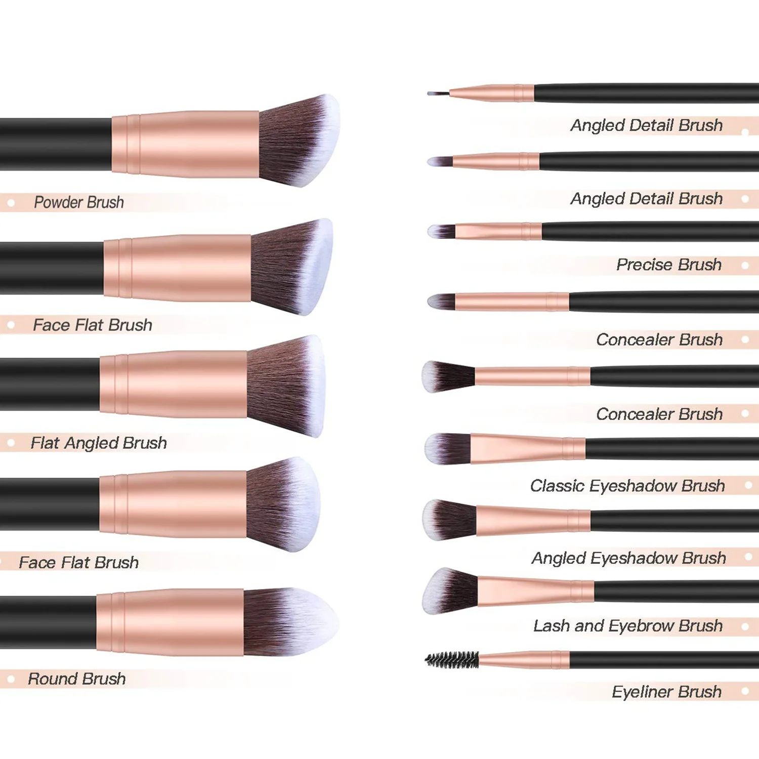 Hot selling 14pcs makeup brush set sample custom makeup brushes set,wood handle makeup lady make up brushes free