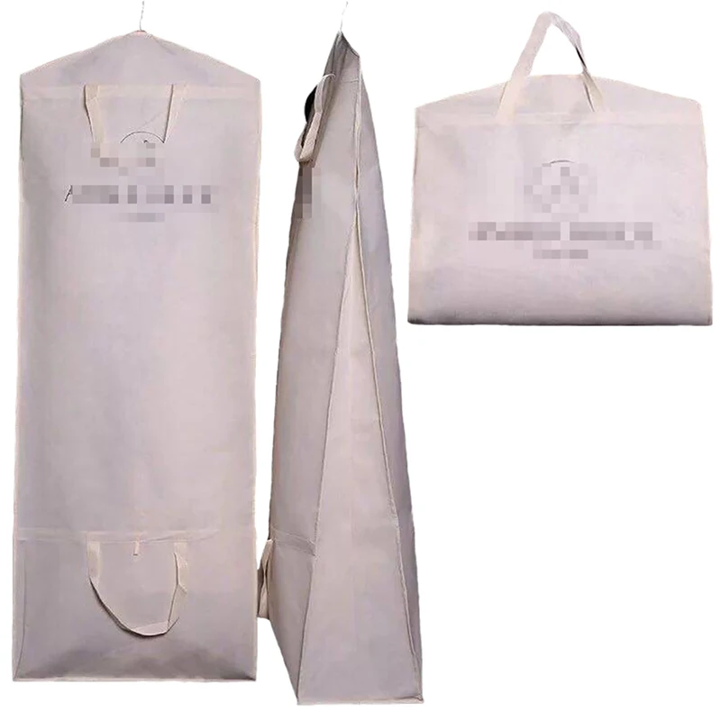 Large Size Bridal Wedding Gown Dress Dust Cover Travel Garment Storage Bags for Long Train Wedding Gowns