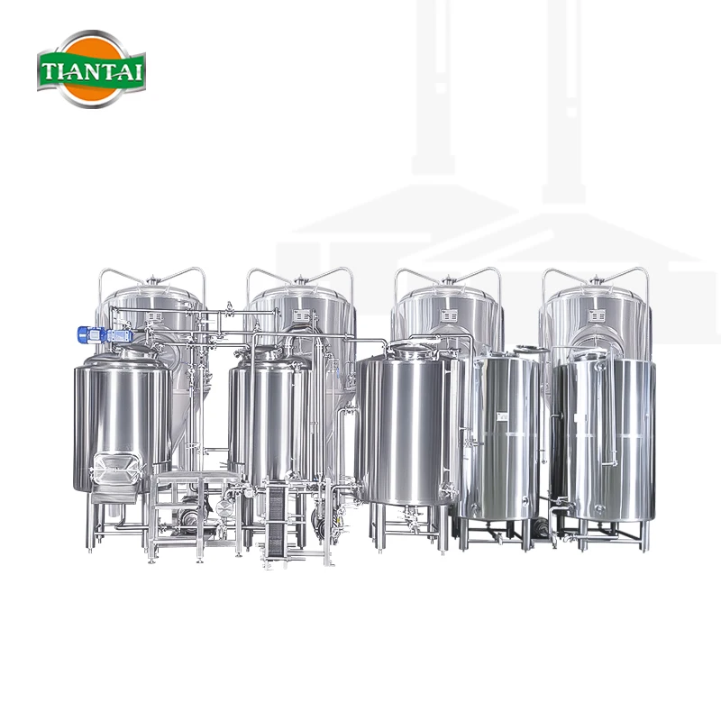 Tiantai 1bbl 2bbl 3bbl craft beer brewing equipment for small brewpub craft brewery for sale