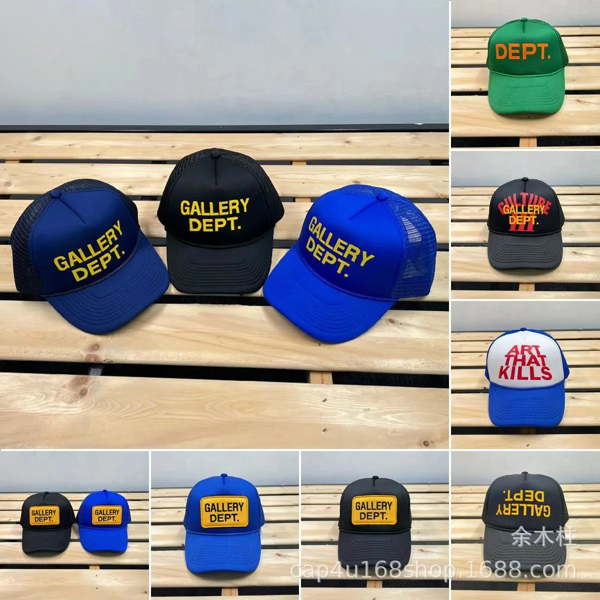 1:1 Original edition wholesale mens fashion trucker gallery dept 5 panels sun hat sports peaked baseball   s women
