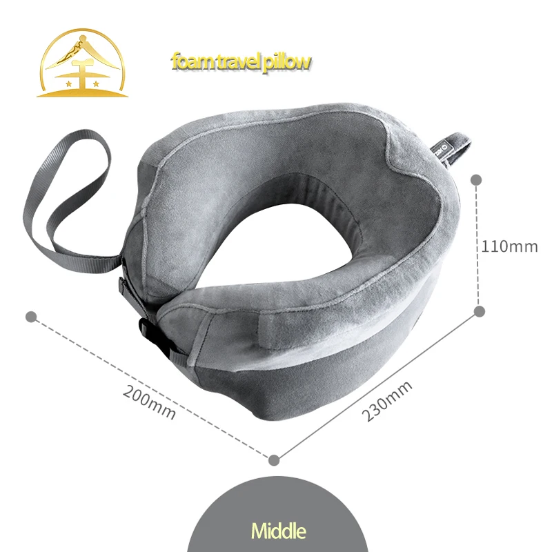 Latest Products Anti-bacteria Wholesale Personalized Neck Foam Travel Pillow With Minimum Order Quantity