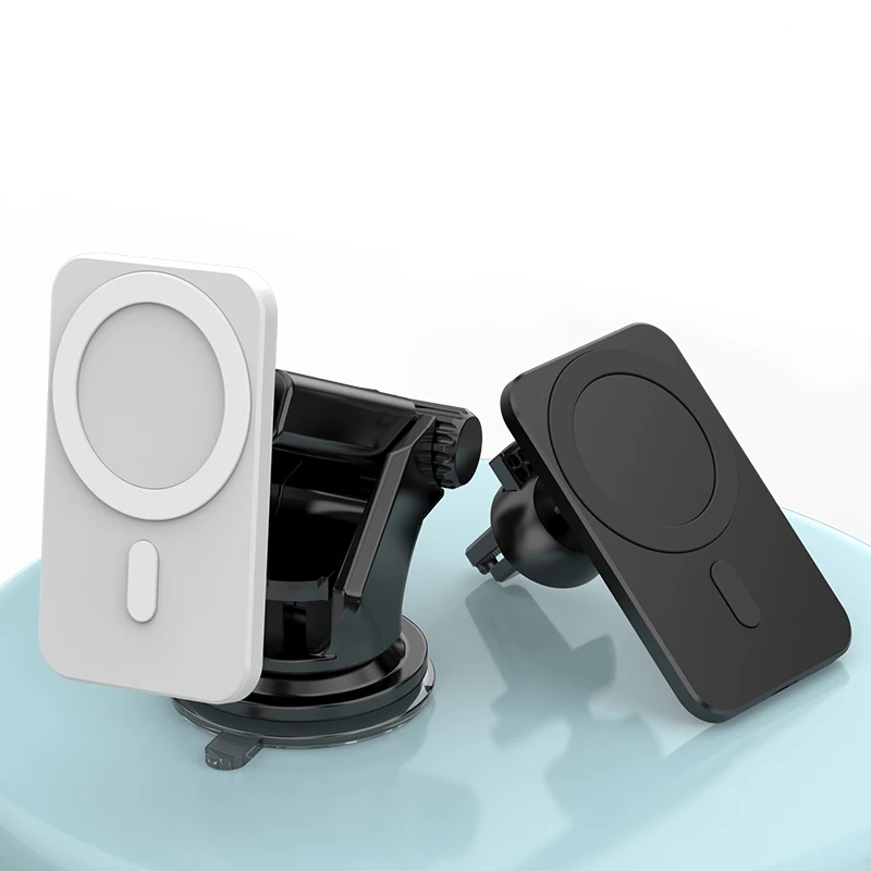 Magnetic Wireless Car Charger For iPhone13 Wireless Phone Charger 15W With Magnetic Ring Car Charger