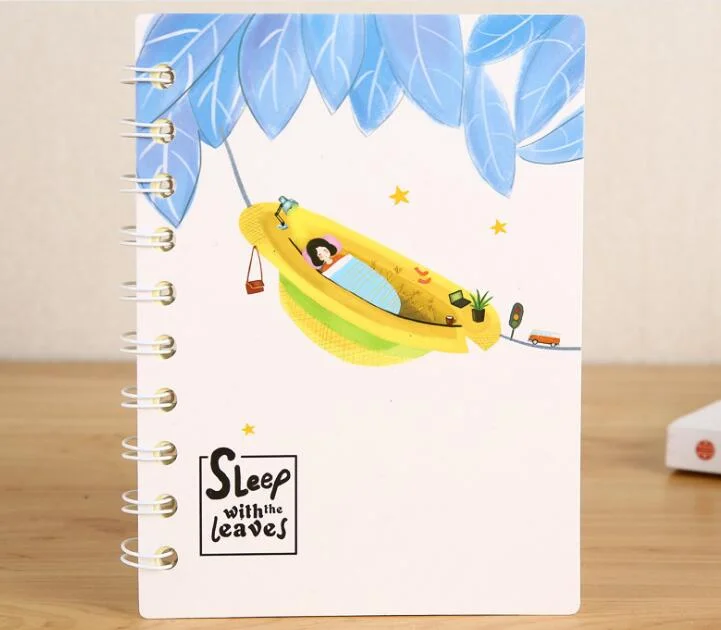 Spiral Notebook And Journals  Sketchbook Dot Lined Grid Blank Writing Pads Office Supplies