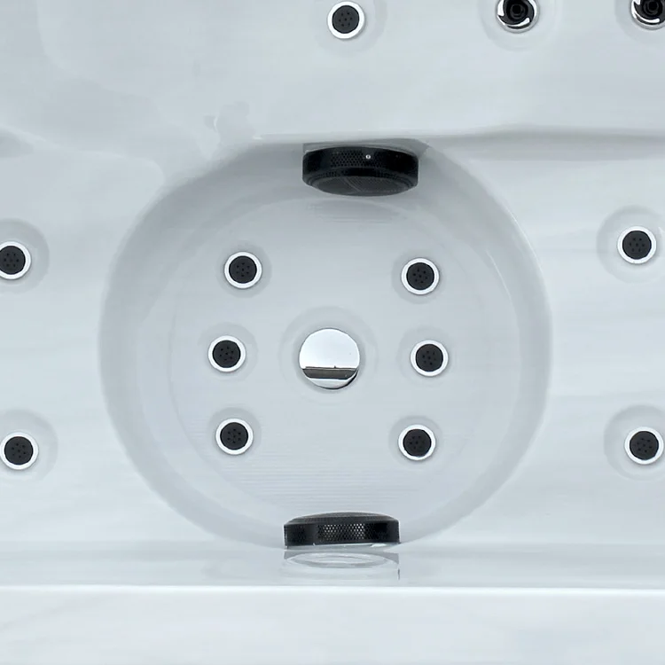  JOYSPA JY8009 спа массажное оборудование 2 места и 1 шезлонг акриловая напольная 3 человека гидромассажная Ванна