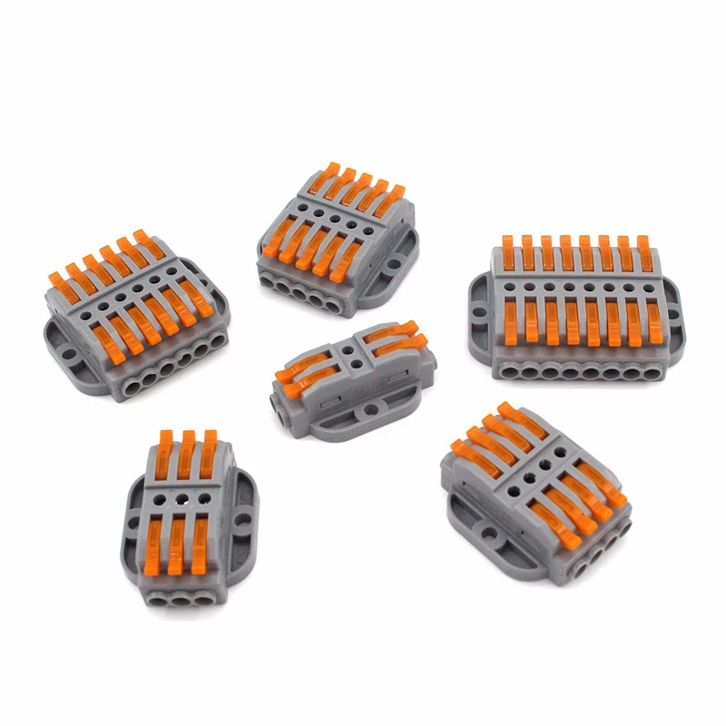 
Connector Hot-Selling PCT 222 Series 222-412 2 Pin Push in Wire Connector Terminal Electronic Block Compact 