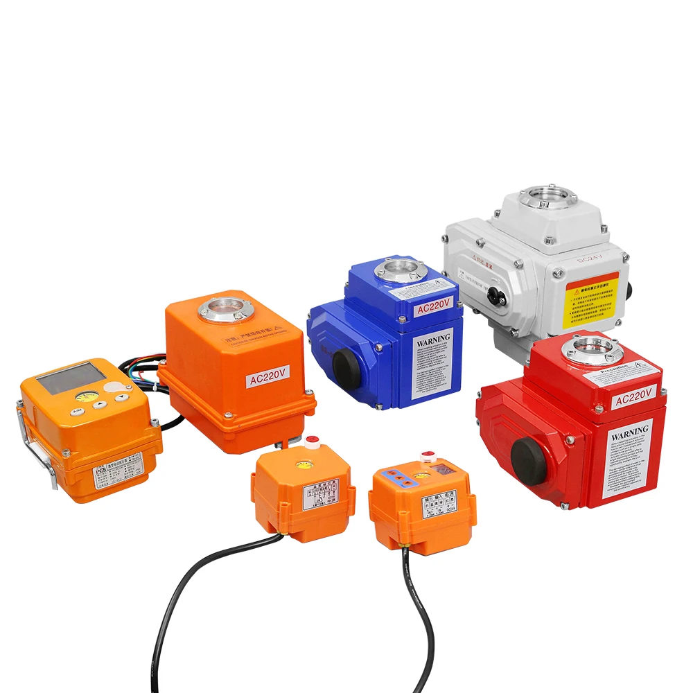 Furui 12V 24V 90 Degree IP68 Waterproof Rotary Electric Actuator Motorized Electric Valve Actuator Industrial Valve Actuator