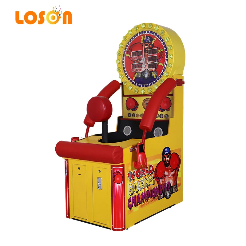 Ultimate simulator sport arcade and kicking vending boxing machine training coin operated game with prizes