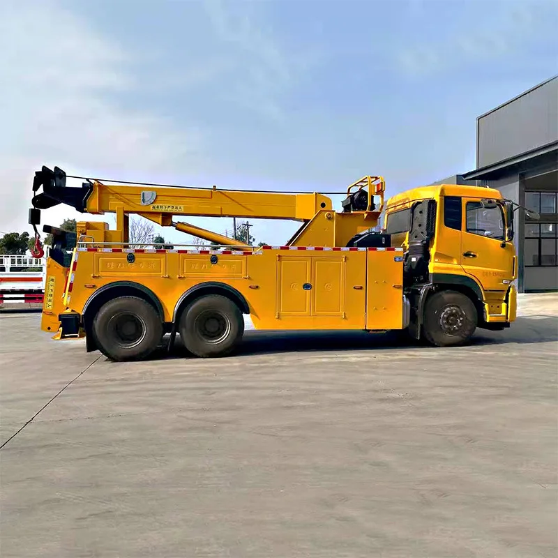 High Quality Heavy Duty Wrecker Trucks Crane 20 Tons Road Recovery Tow Trucks Wreckers For Sale