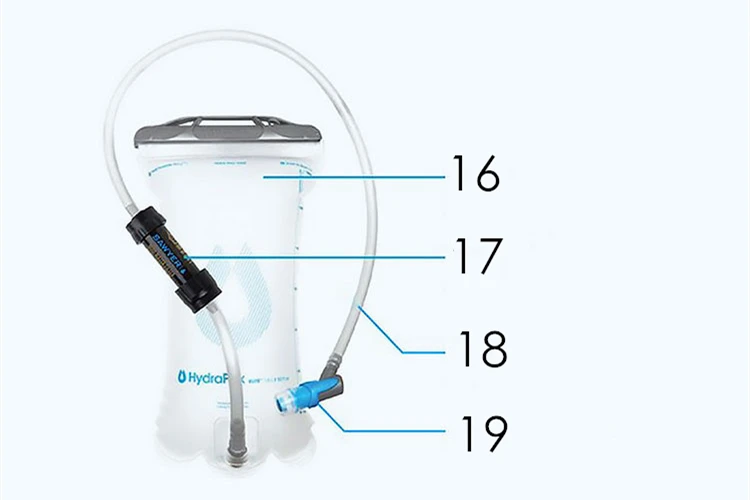 
Hot Sell Outdoor Sport Bicycle Riding Backpack Traveling Hydration Hiking Folding Backpack+2L Bladder Water Bag 