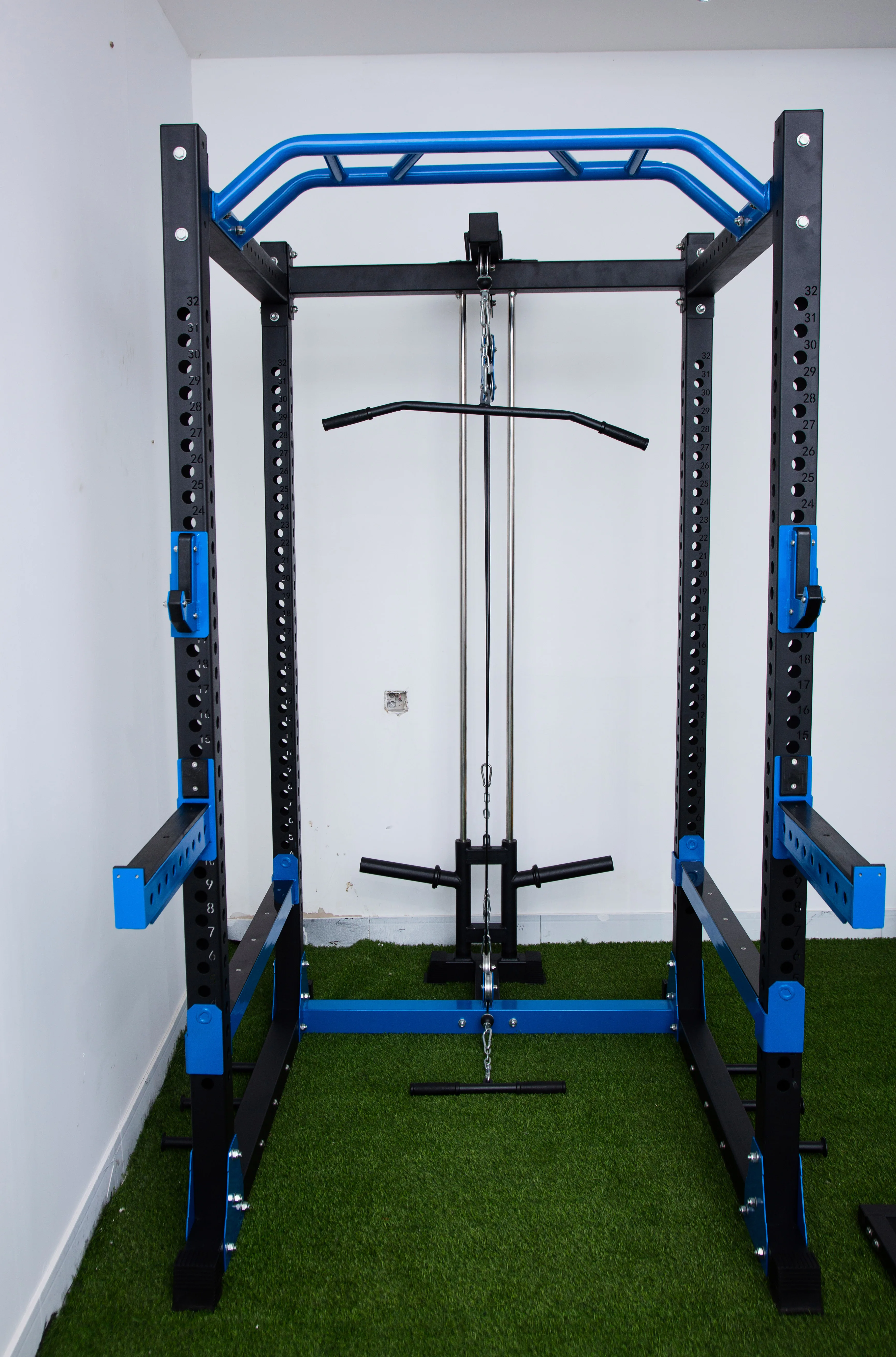 Multi functional Home Gym Equipment Pull Up Bar Pulley Cable Smith Machine Squat Rack