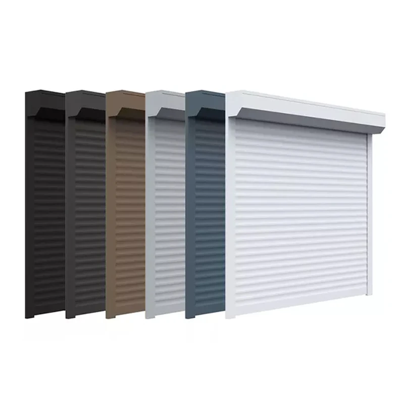 Outdoor Electric Aluminum Insulated automatic  Roller Shutter Window