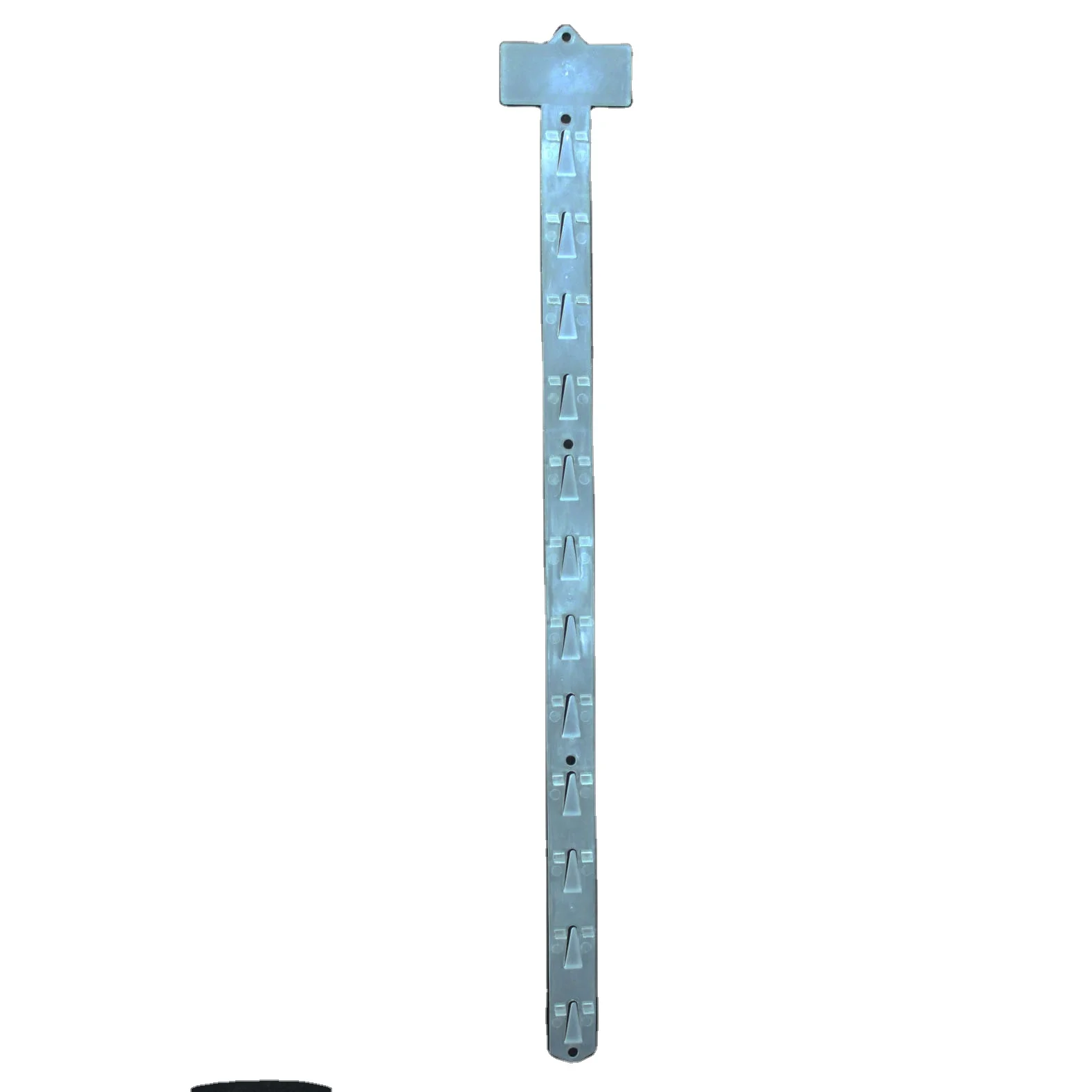 
supermarket hanging clip strip 12 hooks on shelf 