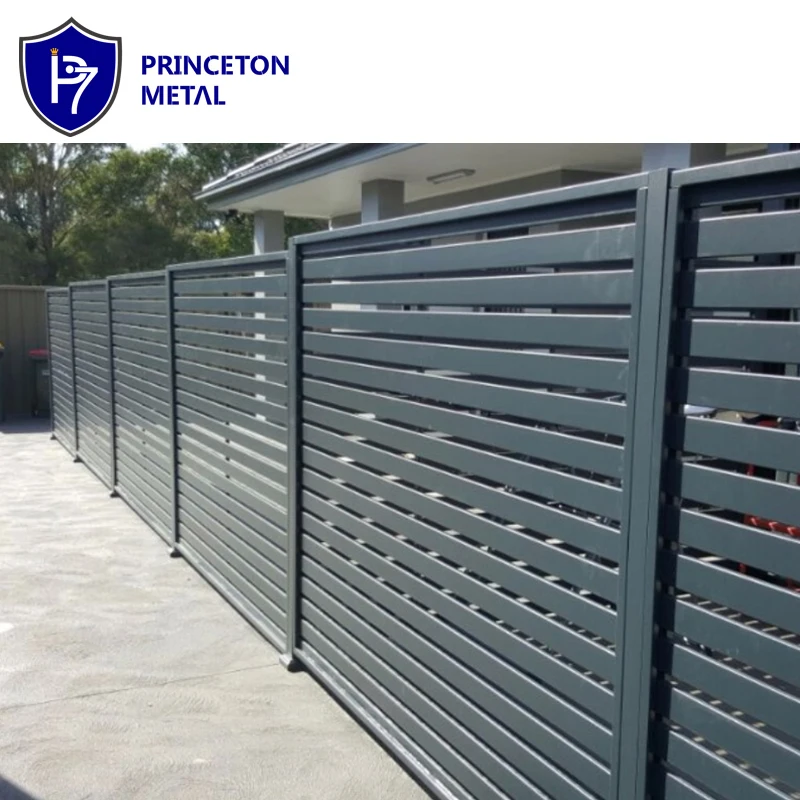 Aluminum white powder coated fence wall fence panels