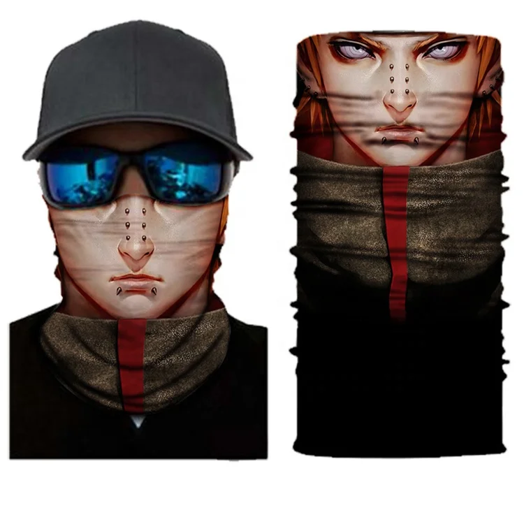 Skull Masks Bicycle Ski Half Face Mask Ghost Scarf Neck Warmer Multi Use Magic Cycling Face Shield Halloween Props