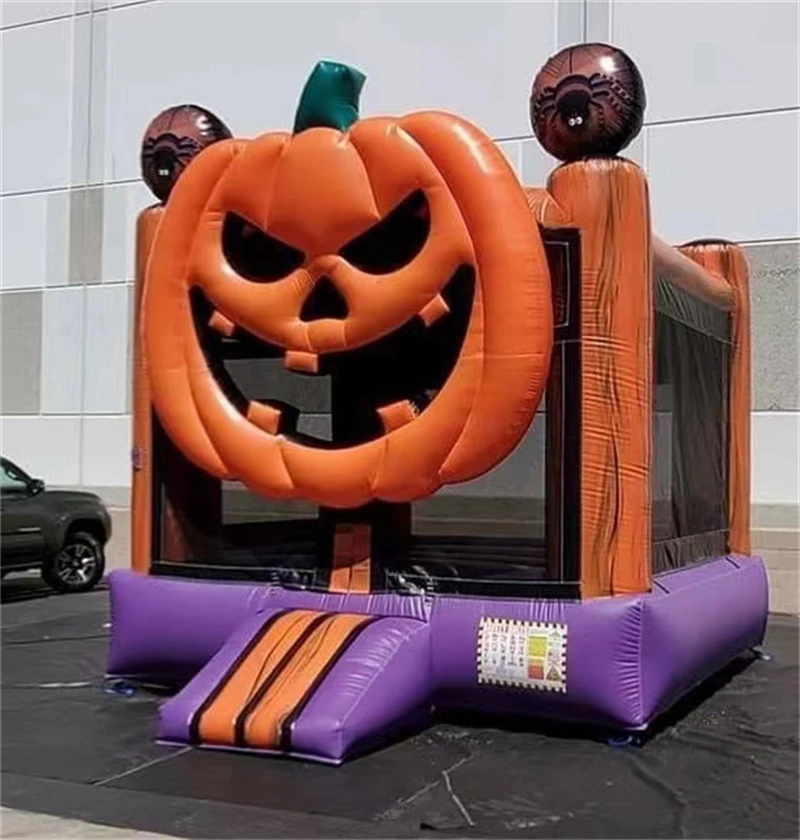 hot sale kids bouncing castle pumpkin inflatable halloween bounce house 13ft bouncer