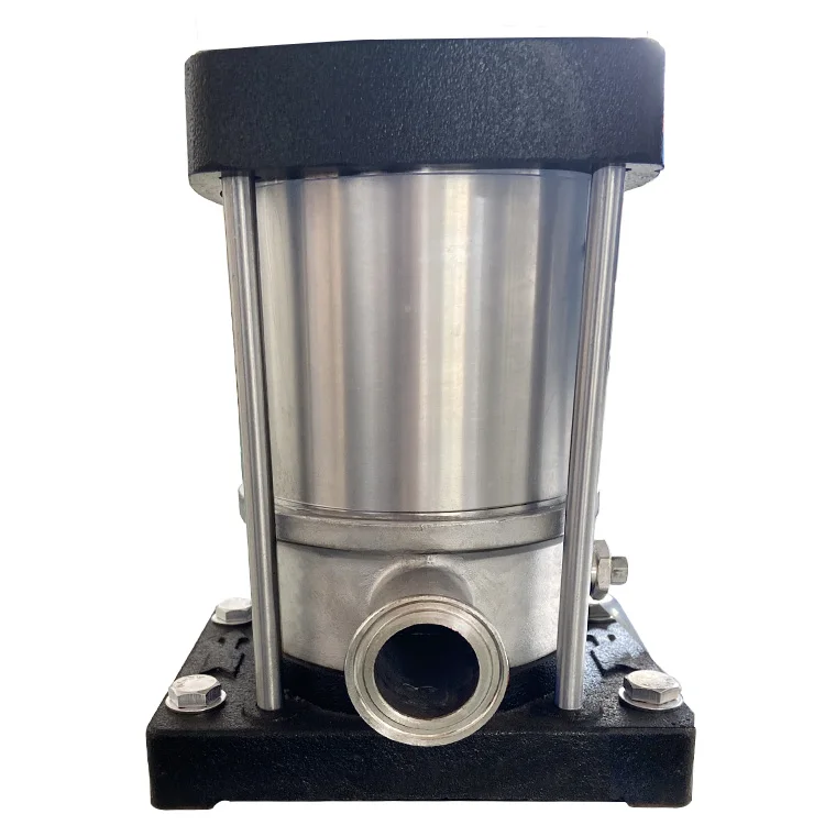 Full automatic frequency conversion 3hp stainless steel  electric vertical multistage centrifugal booster jet hot water pump