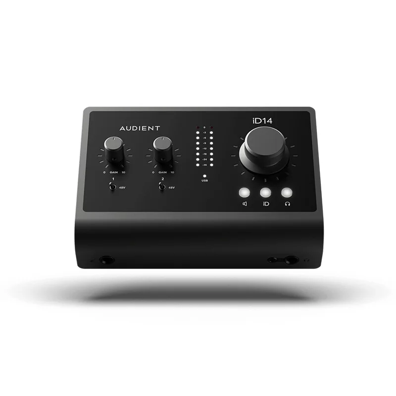 
Audient iD14 MKII MK2 Professional StudioLive Recording Guitar JFET D.I USB AD-DA Audio Interface Sound card 