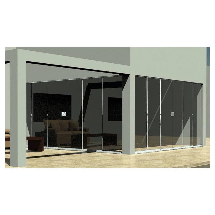 
2021 customized heavy duty hanging system and ground tracks aluminum sliding door 