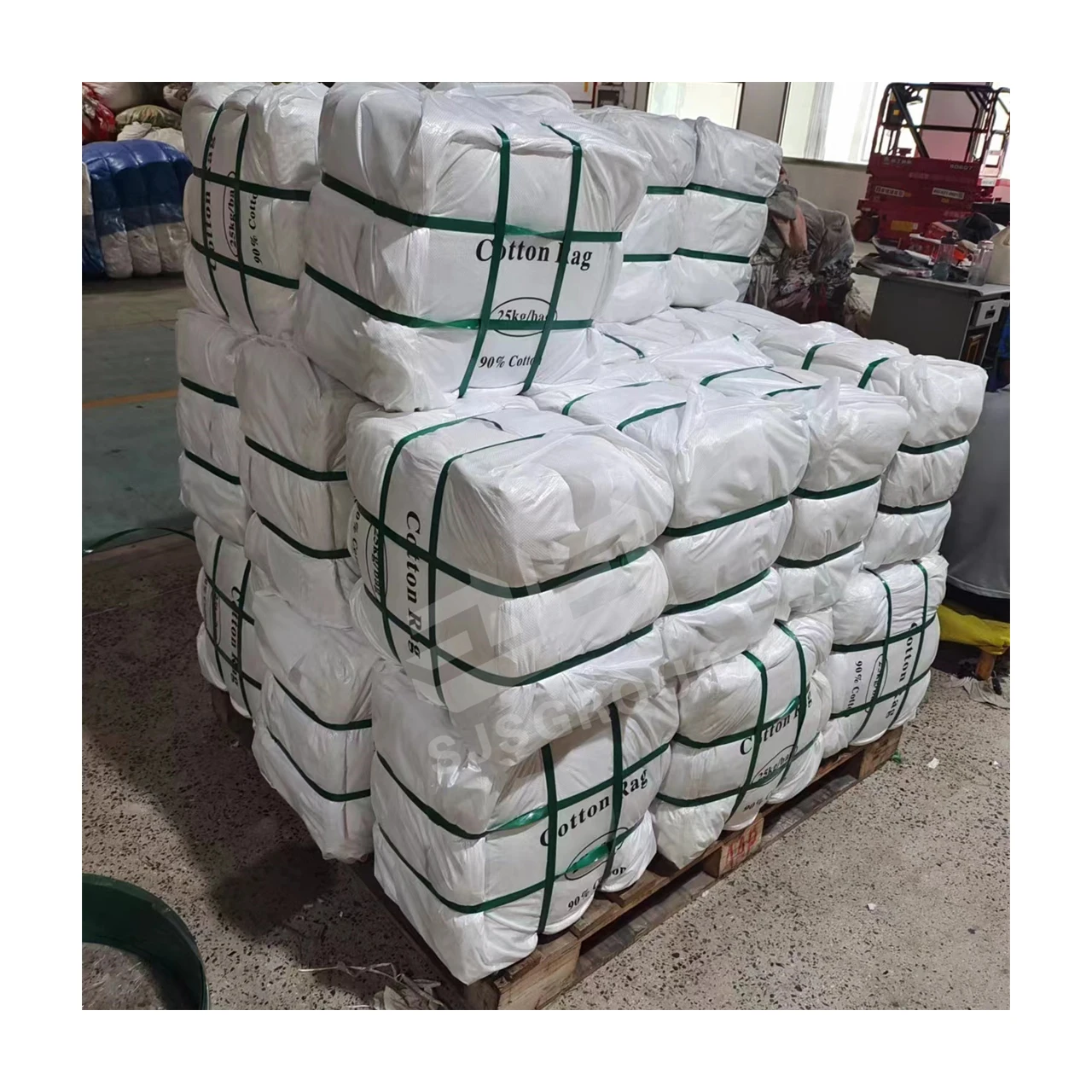 100 cotton Wiping Waste Used Industry White Cotton Rags Mixed color T-shirt Recycled Cotton Rags 10KG bale rags