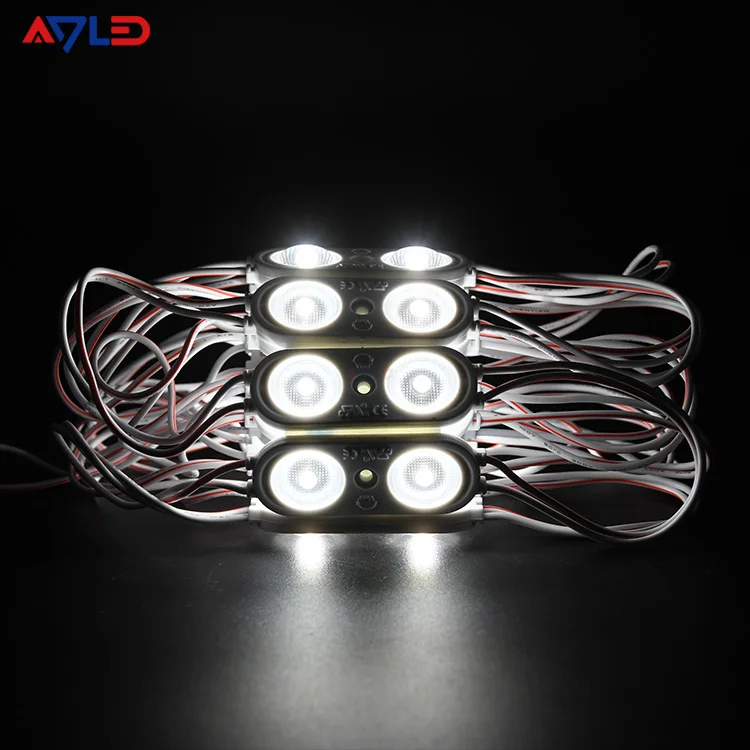 LED 2835 injection mold led module. High brightness, waterproof. For luminous characters and light boxes. 12V lens patch