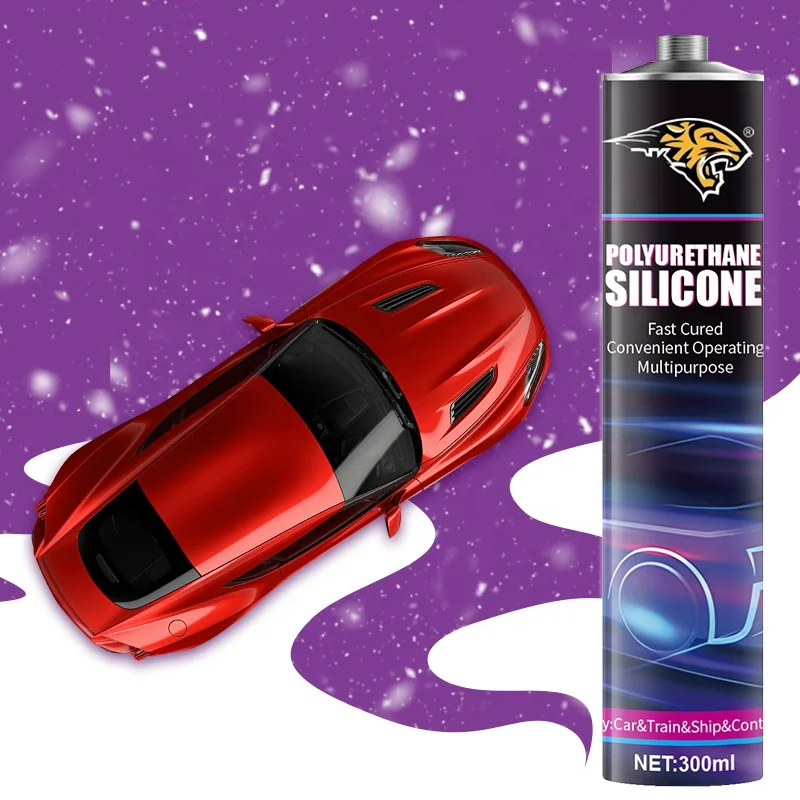 New Arrival 300ml Black And White Color Adhesive For Windshield Polyurethane Sealant