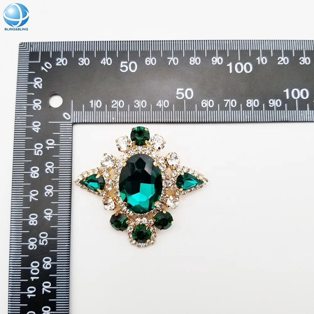 Customized Colorful Rhinestone Crystal Shoe Brooch Metal Shoe Buckle For Women High Heels Sandals Bags Upper Decor Accessories