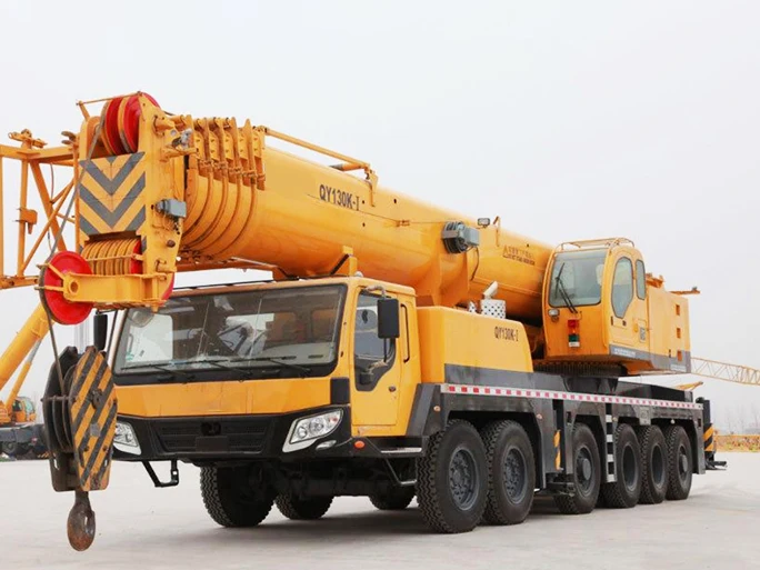 ORIEMAC 130 Ton Hydraulic Truck Crane 7 Sections Boom of 75m Truck Crane QY130KH