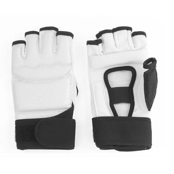 Professional high quality martial art training sports hand guard half finger taekwondo gloves