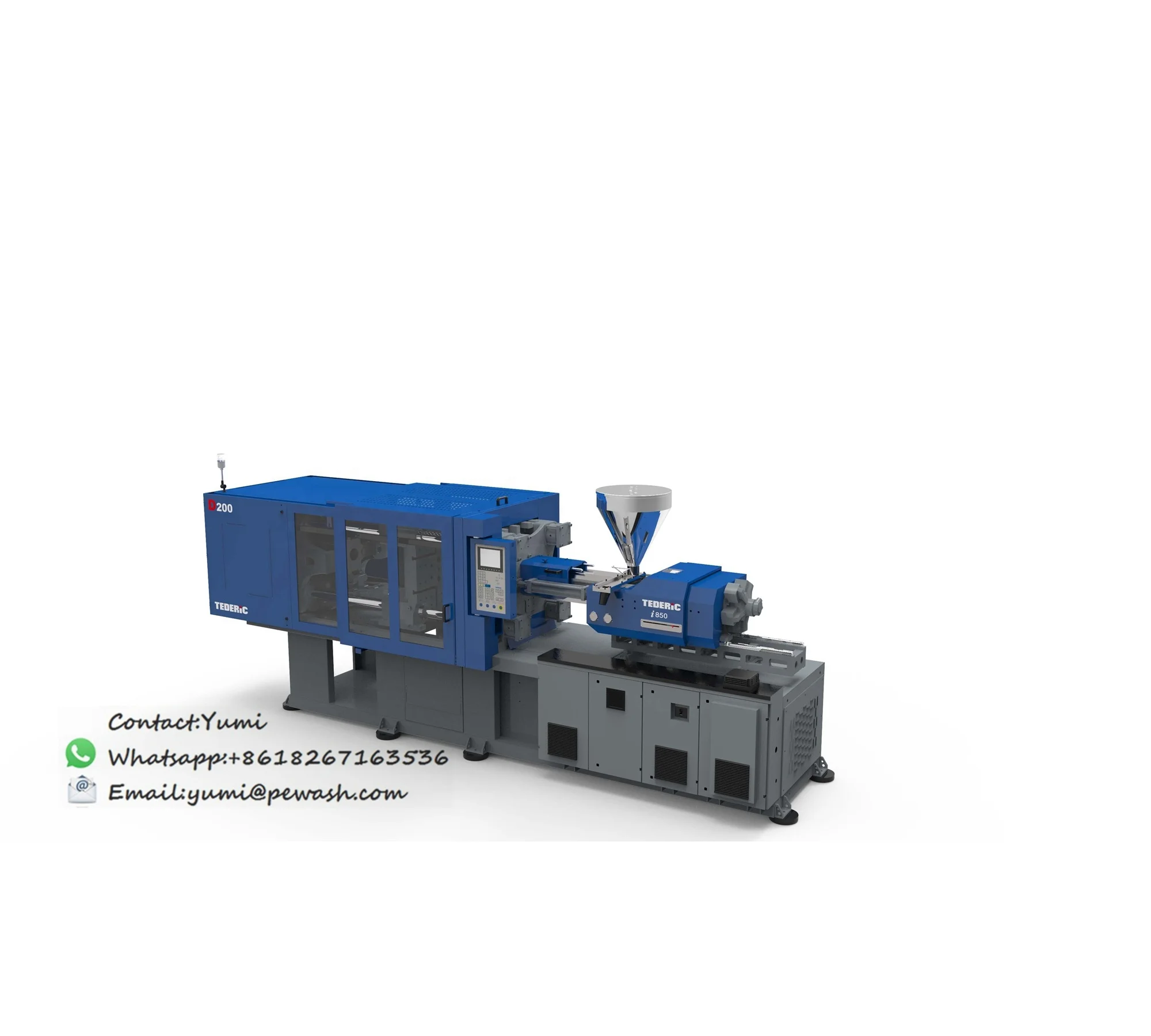 Used Tederic Servo Injection Molding Machine for Disposable Syringe Manufacturing Plant