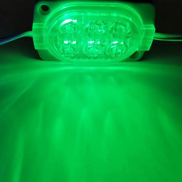 Hot Sale RGB Flash 6 LED Emergency Strobe Module Lights Waterproof Flashing Lights For Truck Car Vehicle LED Warning lights