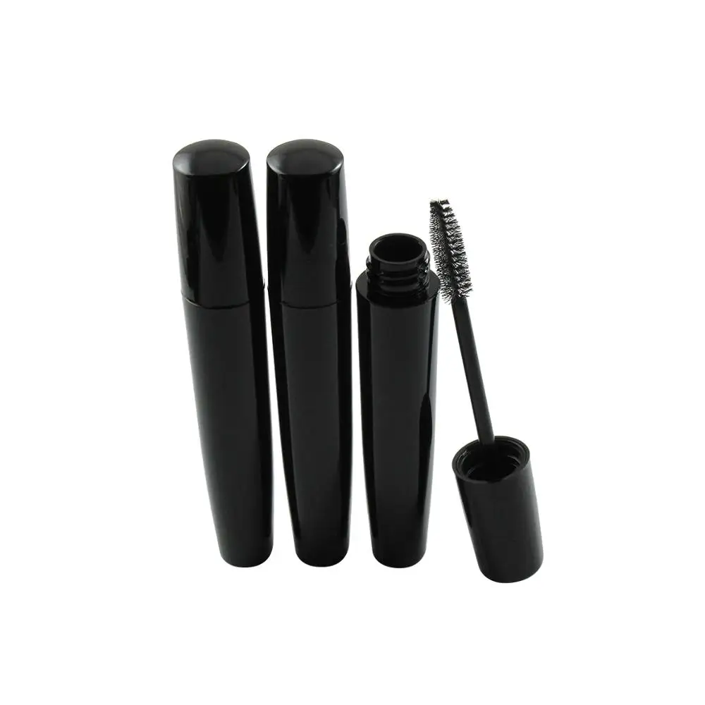 Free shippingMOQ 500pcs TM-M901 8ml black plastic mascara container makeup empty mascara tube