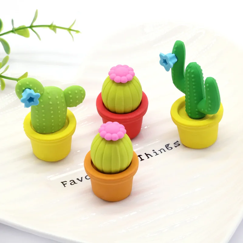 3 шт. набор ластика для кактуса