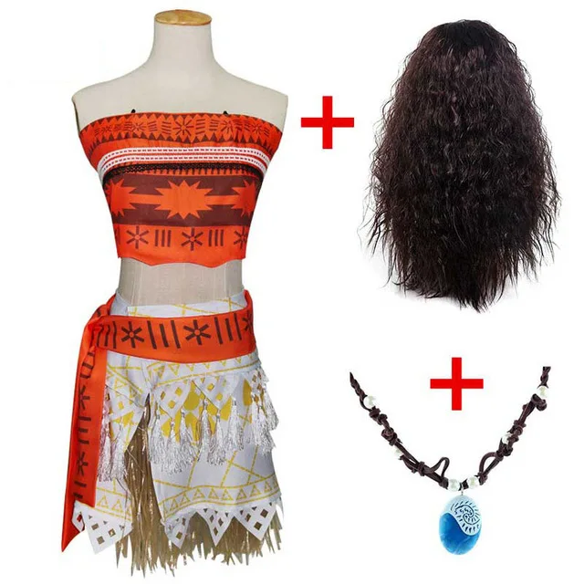 Moana Maui Tattoo T Shirt+Pants Halloween Adult Mens Kid Cosplay Costume Funny Halloween Outfit