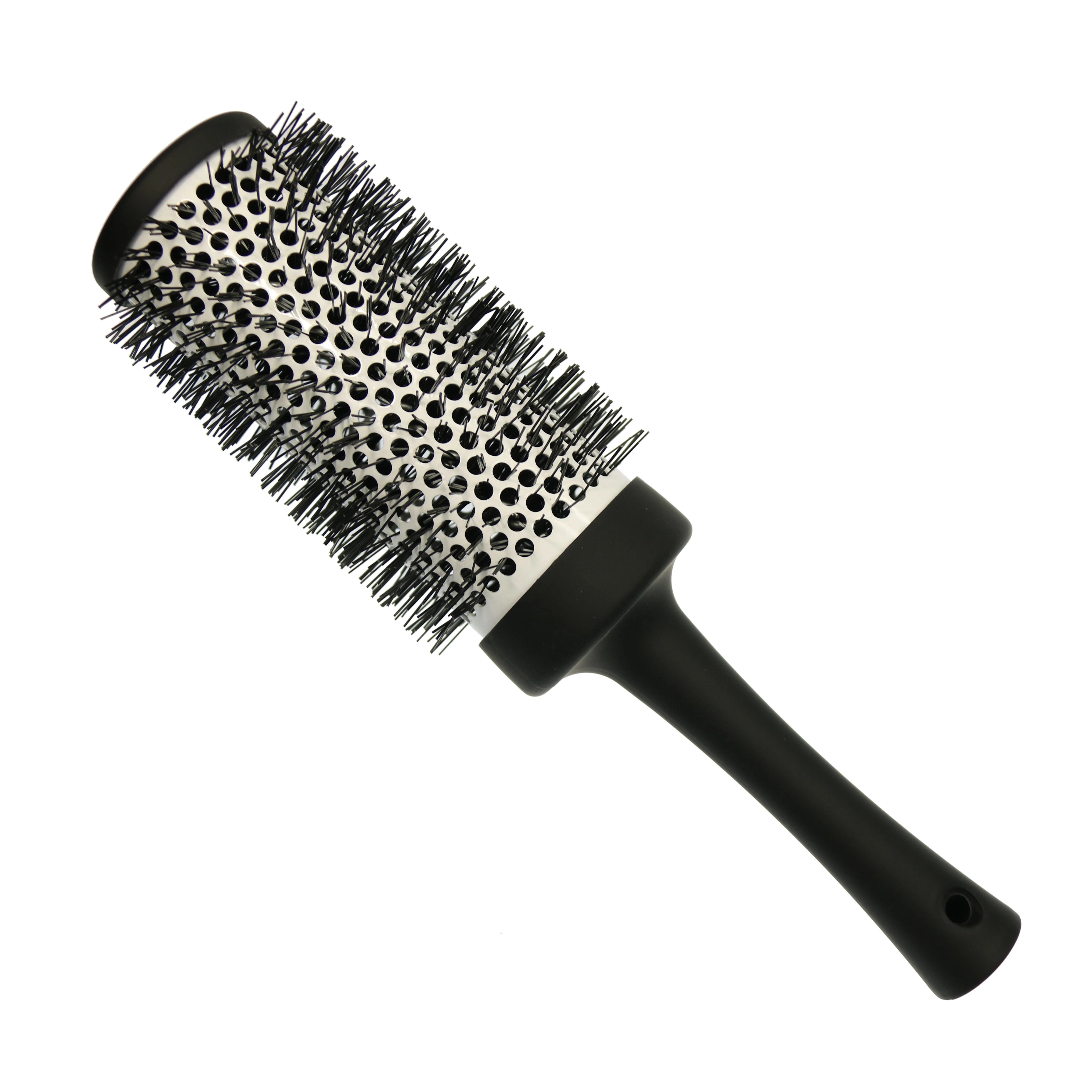 Salon Styling Tools Extra-long Round Barrel Matte Handle Professional aluminum Blow Drying Round Roll Hair Brush