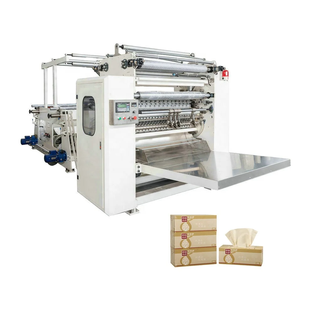 
High quality automatic mini type facial tissue paper products making machine 