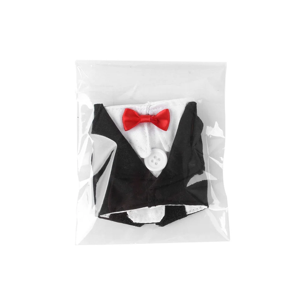 Pet Bird Gentleman Clothes Parrot Dress Chest Back Bow Tie Suit Pigeon Parrot Clothes Bird Holiday Costume Cute Business Uniform