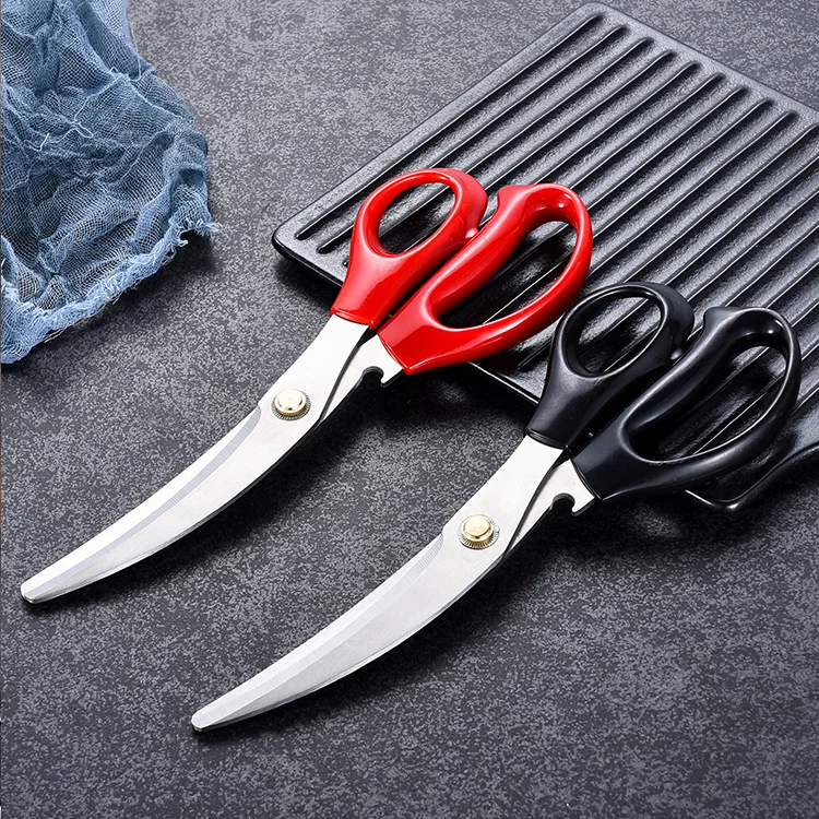 Multifunctional Korean Barbecue Kitchen Scissors And Tongs Set food cutter Scissors Open bottle opener Steak Food Cutting meat