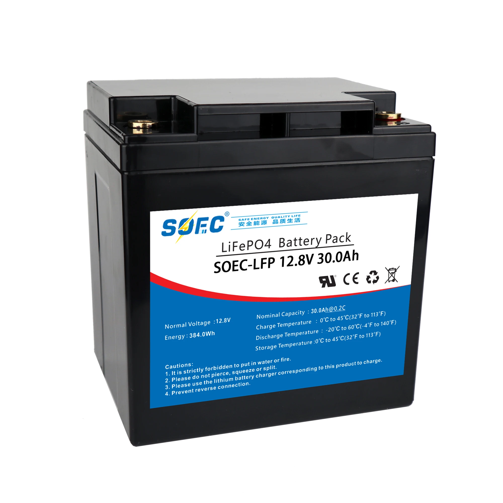 OEM 12.8V 48V 20Ah 30Ah 40Ah 50Ah 60Ah 72 Volt Lithium Ion 72V Battery Pack