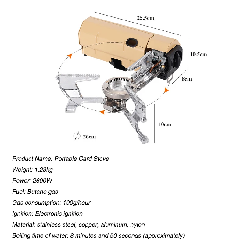 Popular in Europe and America portable butane carburization furnace stove gas burner with oven