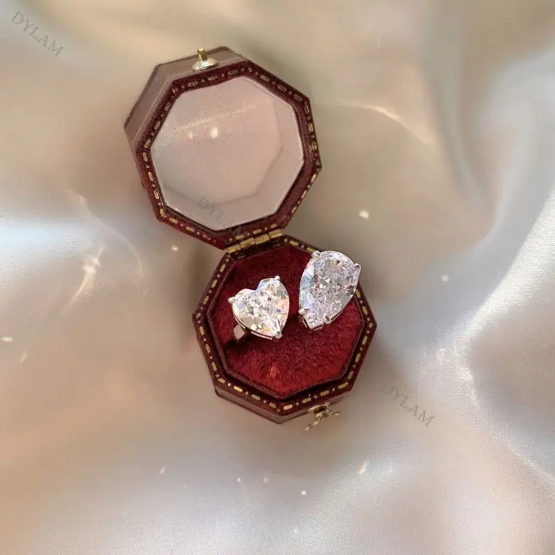Fasion Jewelry Wholesale Thailand Enamel Colorful Unique Fine Silver 925 Engagement Ring Diamond natural diamond semi mount ring
