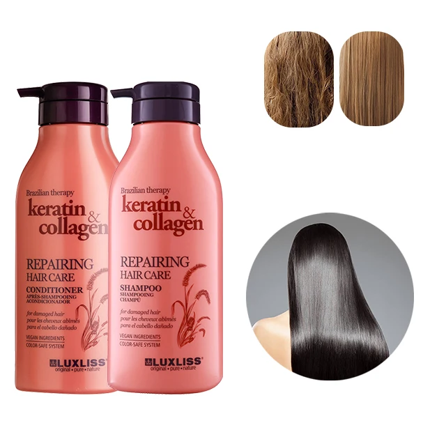 LUXLISS brazilian therapy  keratin & Collagen Repairing  Hair Care  Conditioner