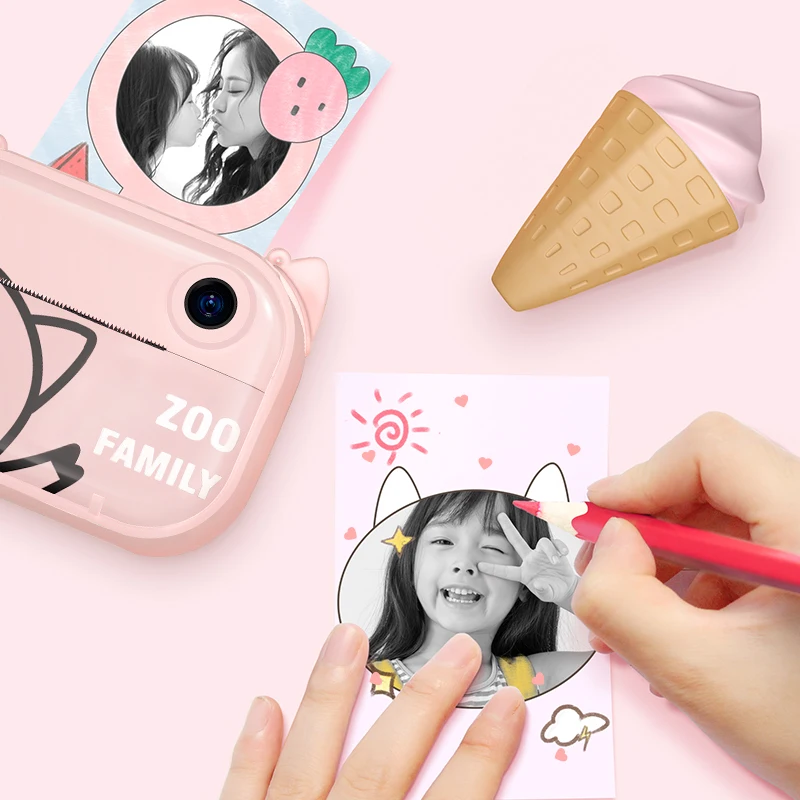 High Quality 720P Magic Wand Kids Mini Video Camera 2.0 Inch 800w Pixels Toys Camera LCD Screen For Baby Gifts