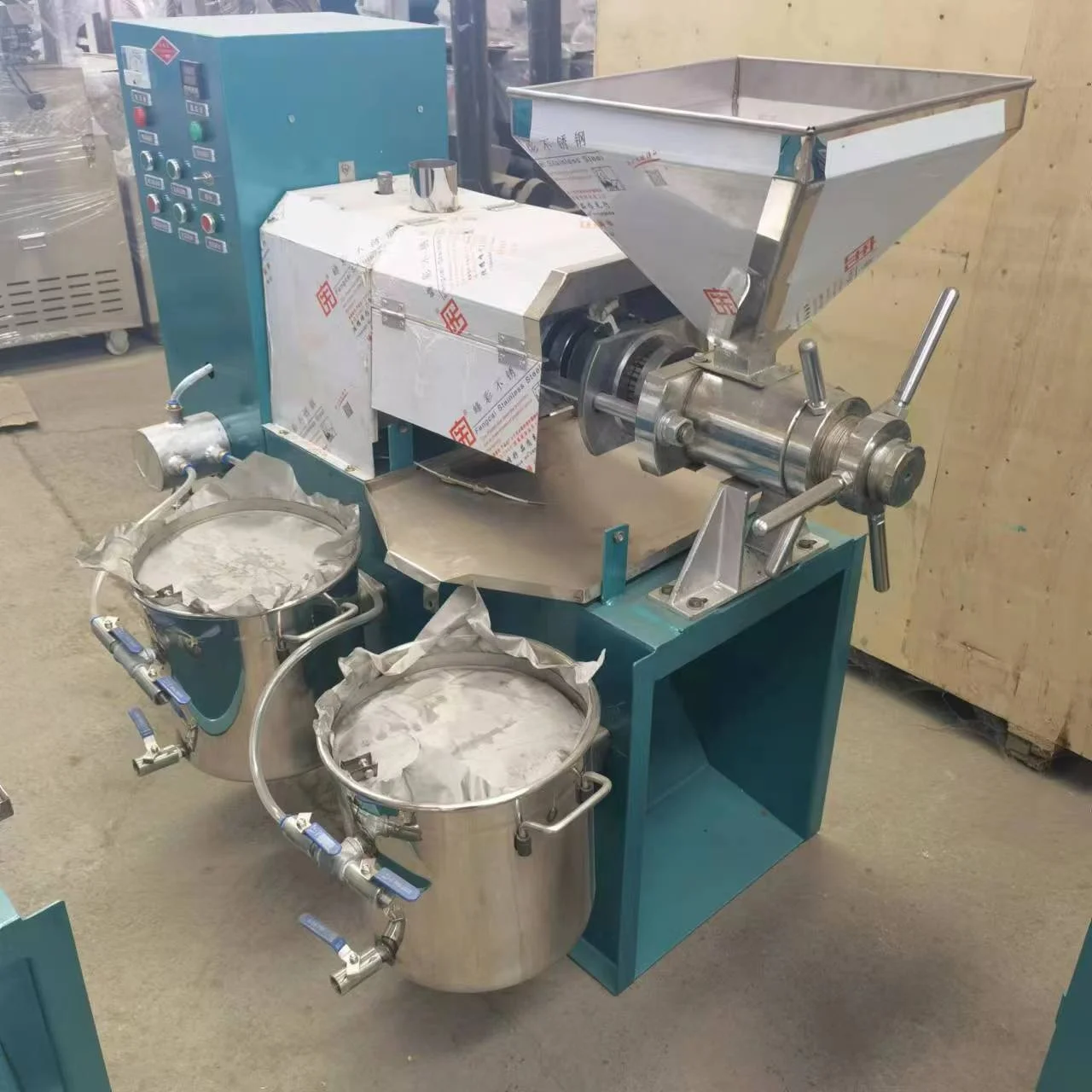 New Product Flax Seed Cold Oil Press Machine Electric Coconut Oil Expeller Machine Manufacturers