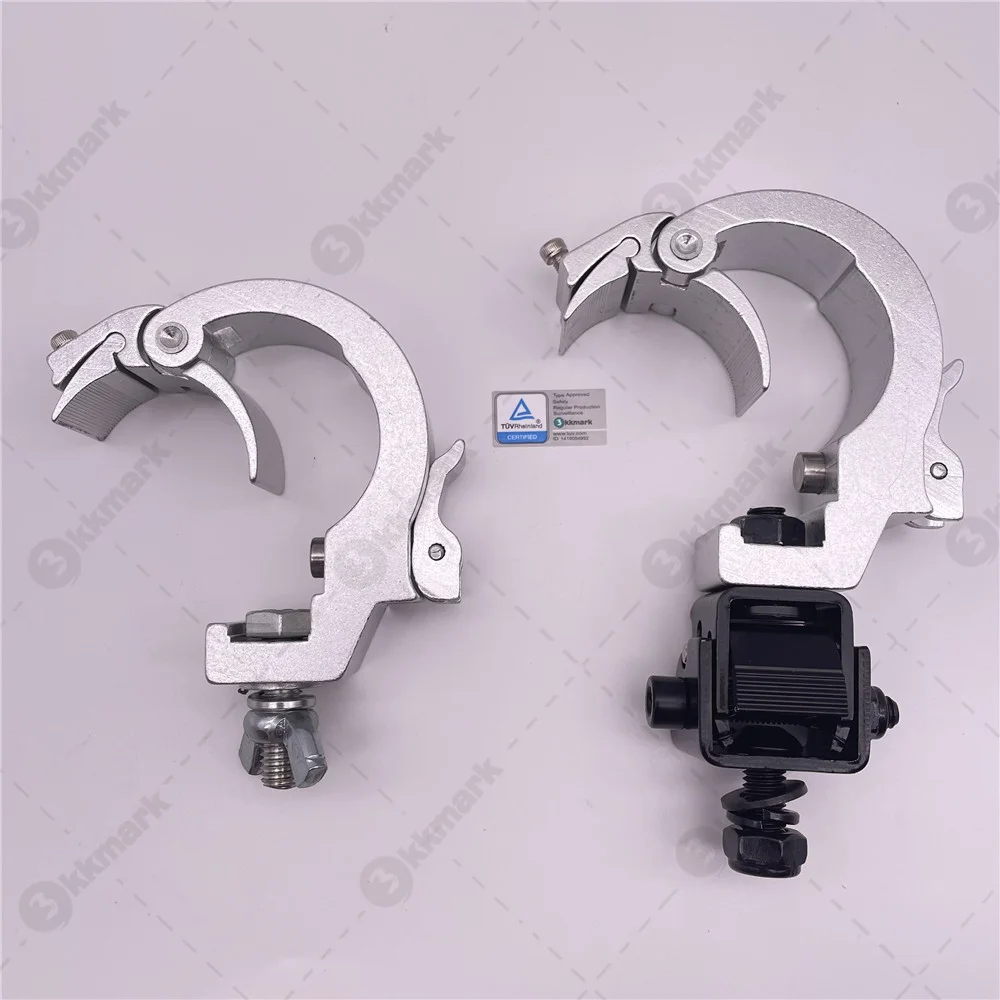 new 100kg load bearing 48-51mm diameter collapsible Quick automatic locking Double C QR portable Stage lamp clamp