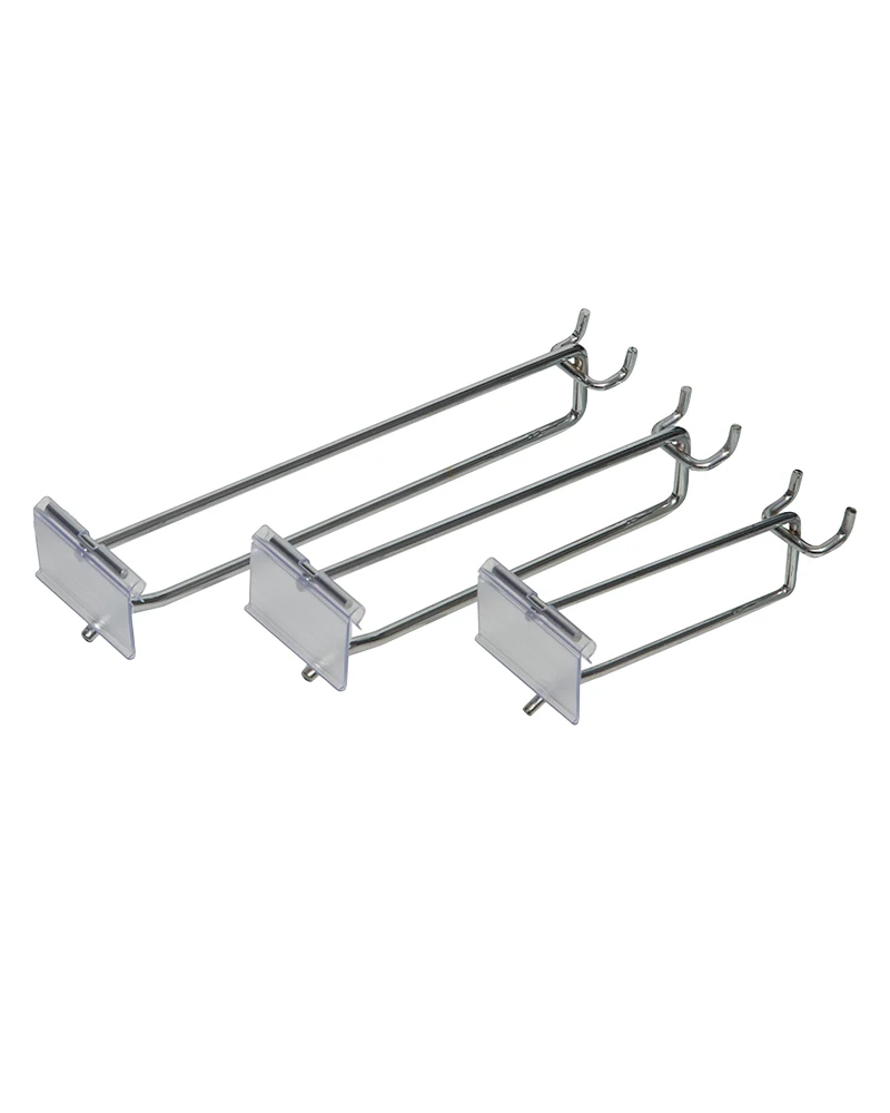 Manufacturer Single Wire Pegboard Hook Iron Material for Store Retail Display