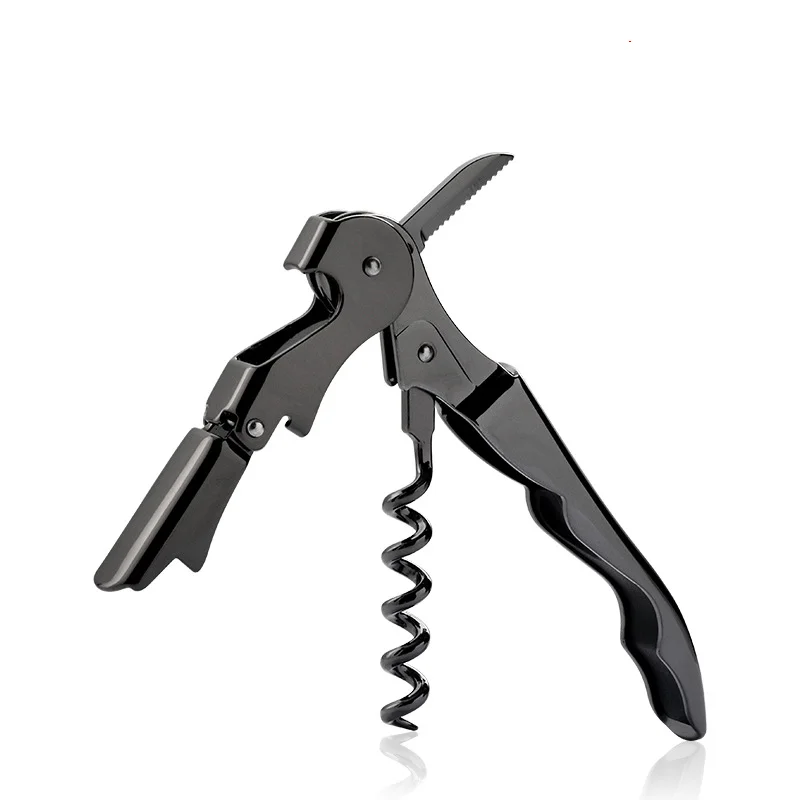 Wine Opener Professional Corkscrews for Wine Bottles Foil Cutter and Cap Remover Manual Wine Key for Waiters and Home Use