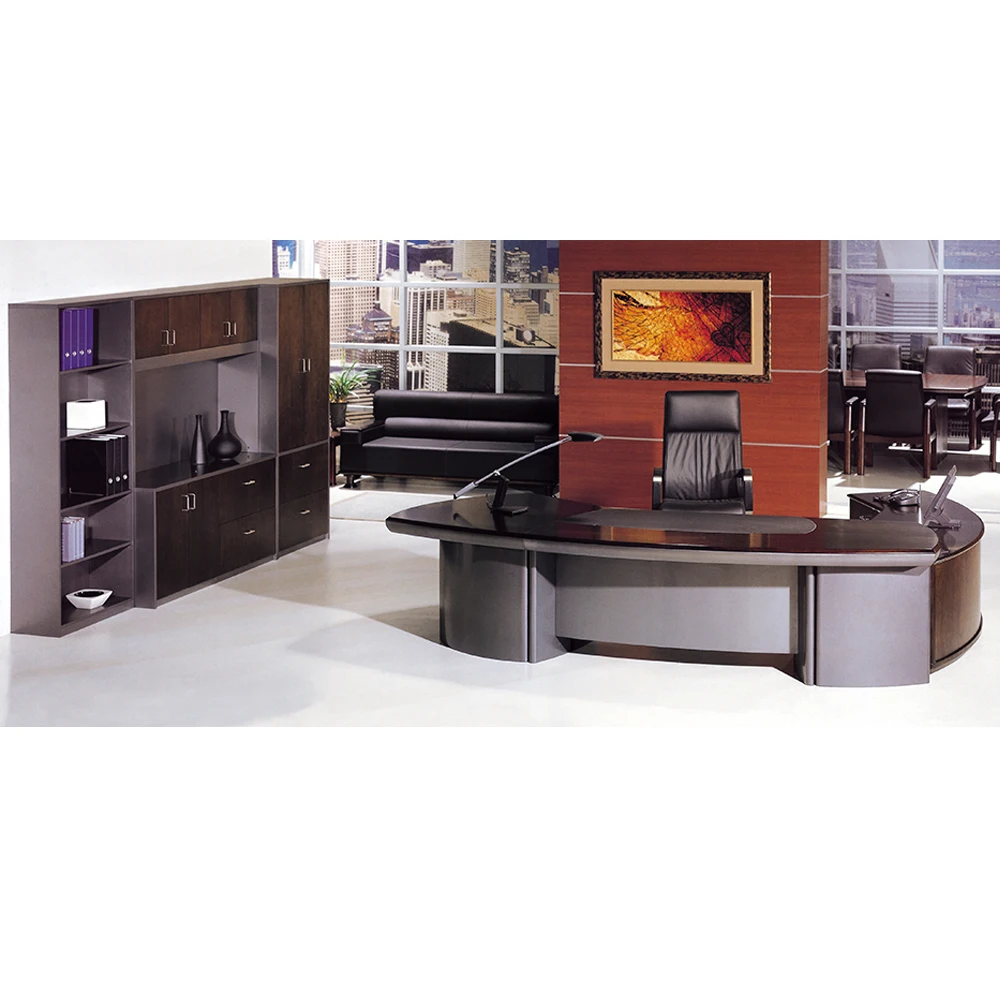 KL-T806 офисная мебель полукруглые разноцветные плоские с Европейский стиль представительский офисный стол для boss