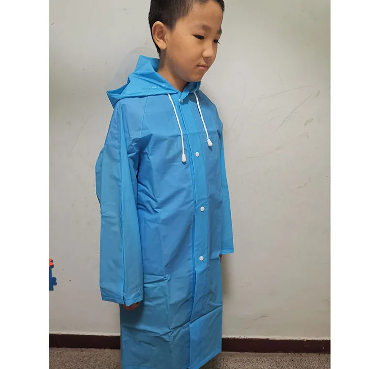 Cute Student Raincoats Waterproof Poncho Rain Cover Hooded Impermeable with School Bag Raincoat for Children