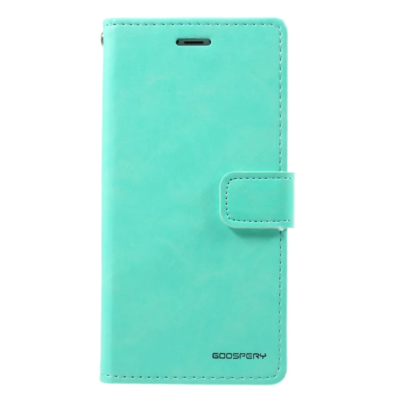 Goospery Blue Moon Diary Wallet Leather Phone Case For Samsung Galaxy s25 Original Korea Brand Flip Cover