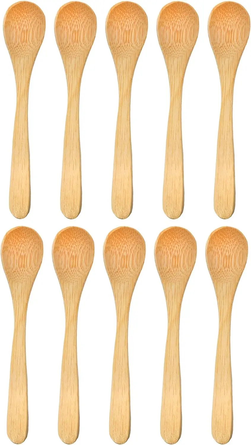 Chinese custom high quality restored wooden color bamboo spoon